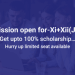 Admissions Open for Class XI + XII (JEE Preparation)