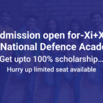 Admissions Open for Class XI + XII (NDA Preparation)